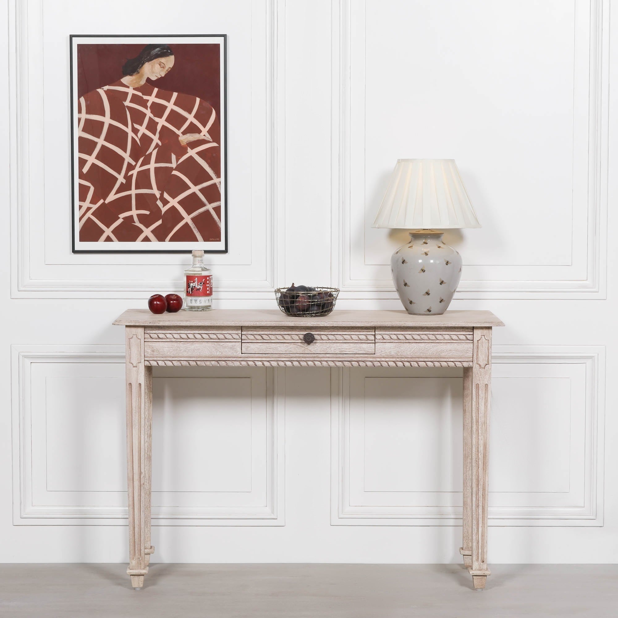 Stanton Acacia Wooden Dressing Hall Table 120cm