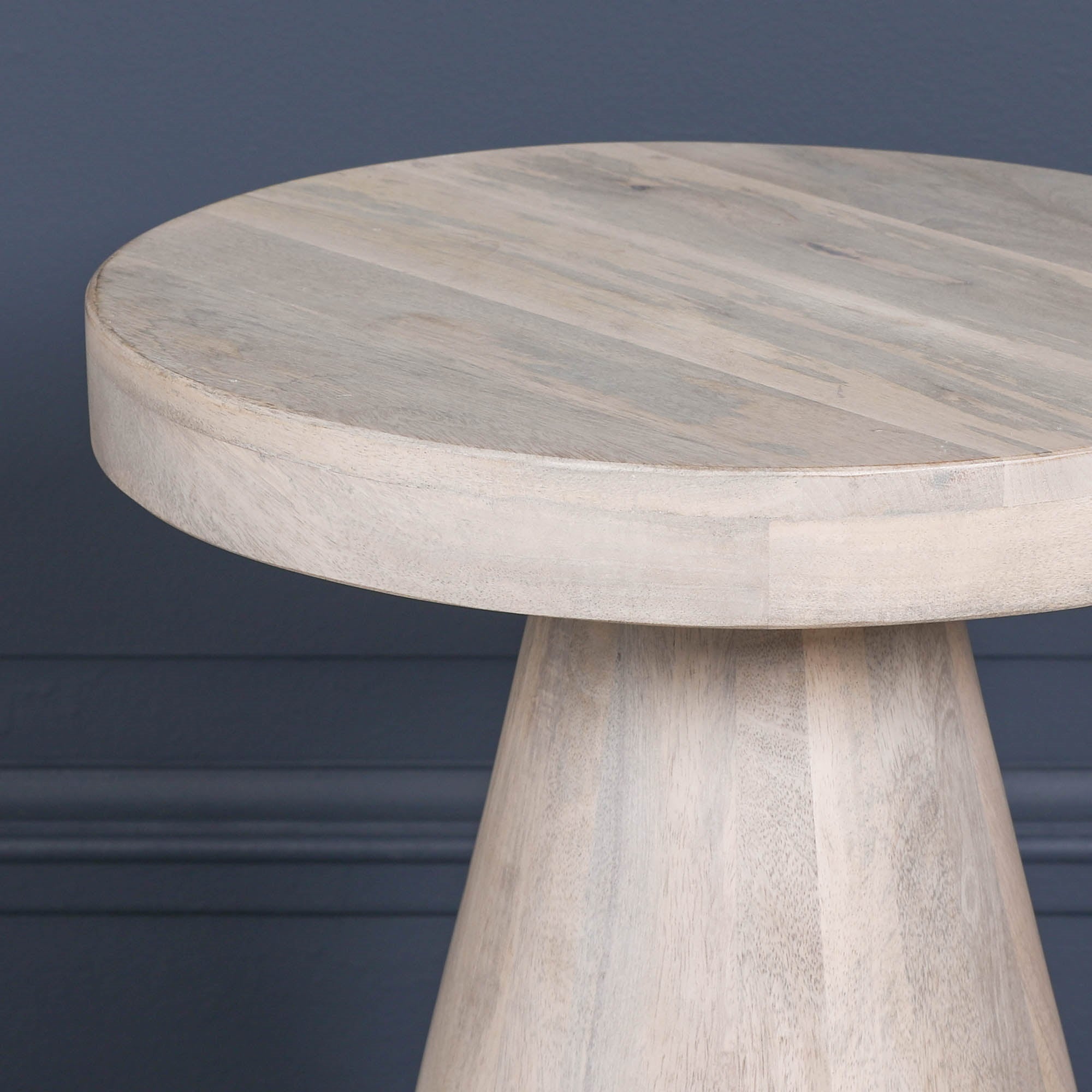 Jigsaw Blanchie Wooden Nesting Side Occasional Table Pair