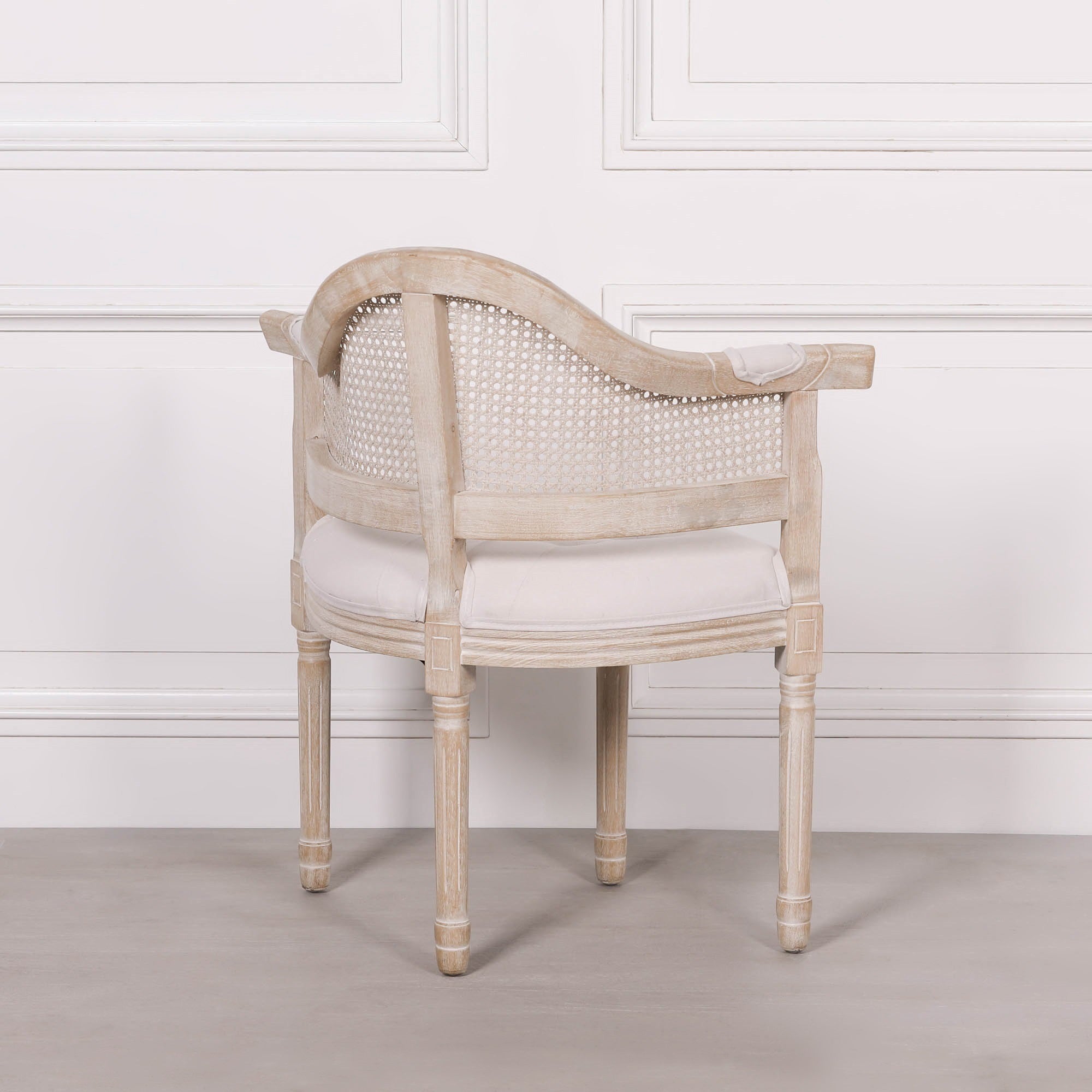 Wooden Louisiana Upholstered Corner Chair