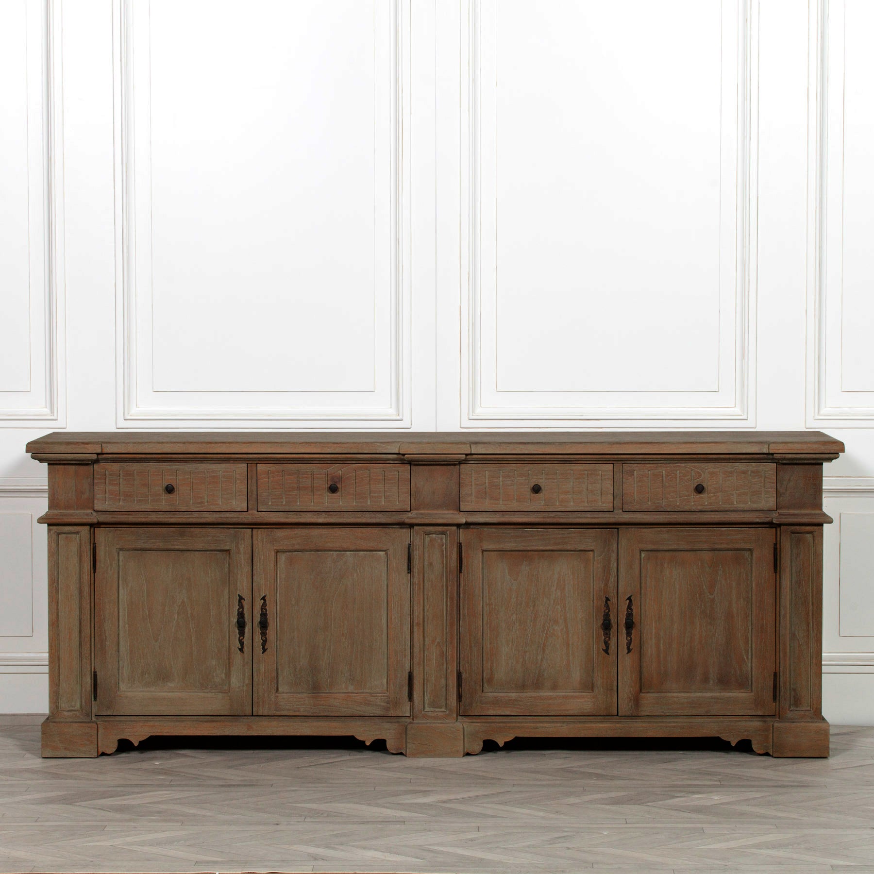 Rustic Classical 232cm Sideboard