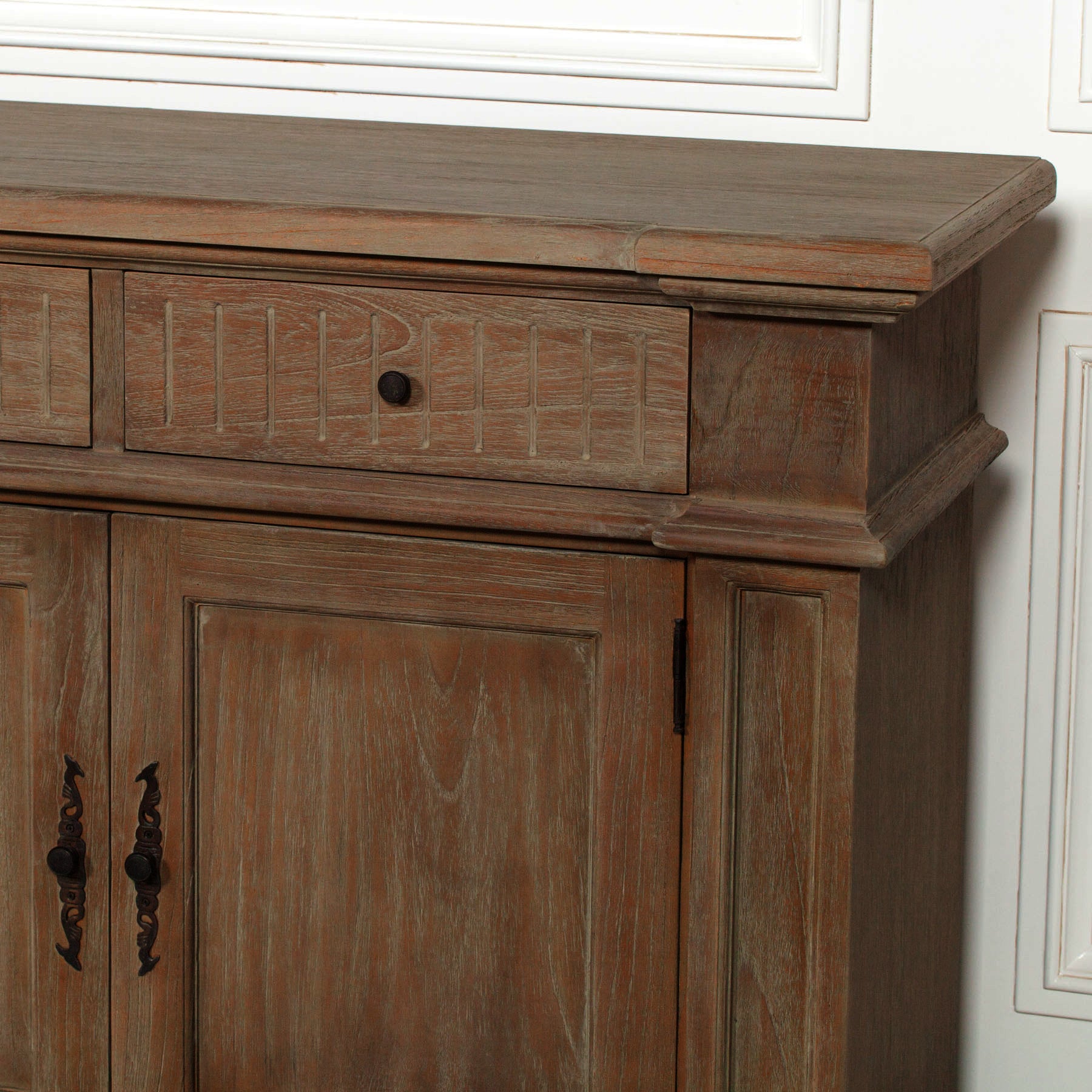 Rustic Classical 232cm Sideboard