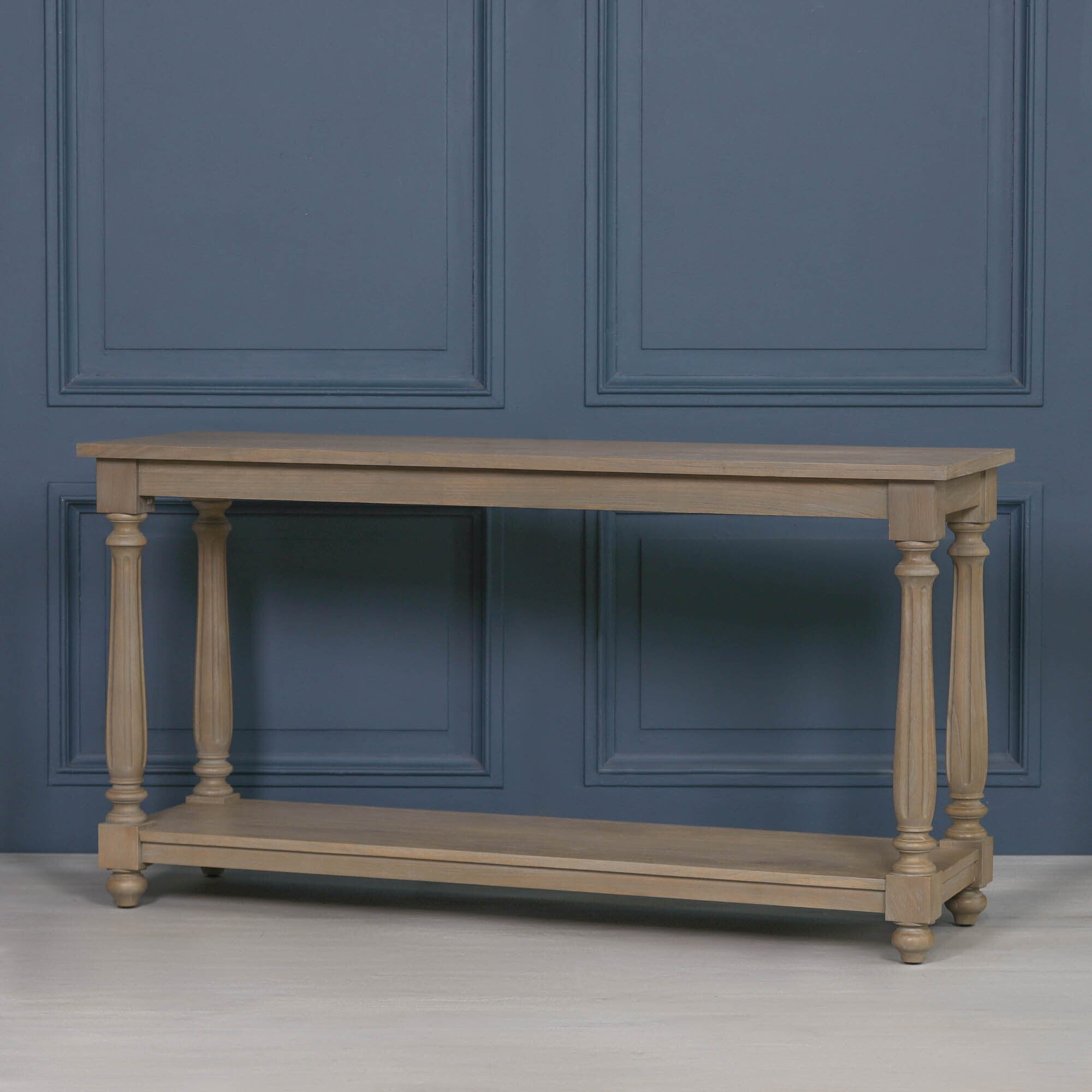 Weston Rustic Wooden Farmhouse Console Table 160.5 cm