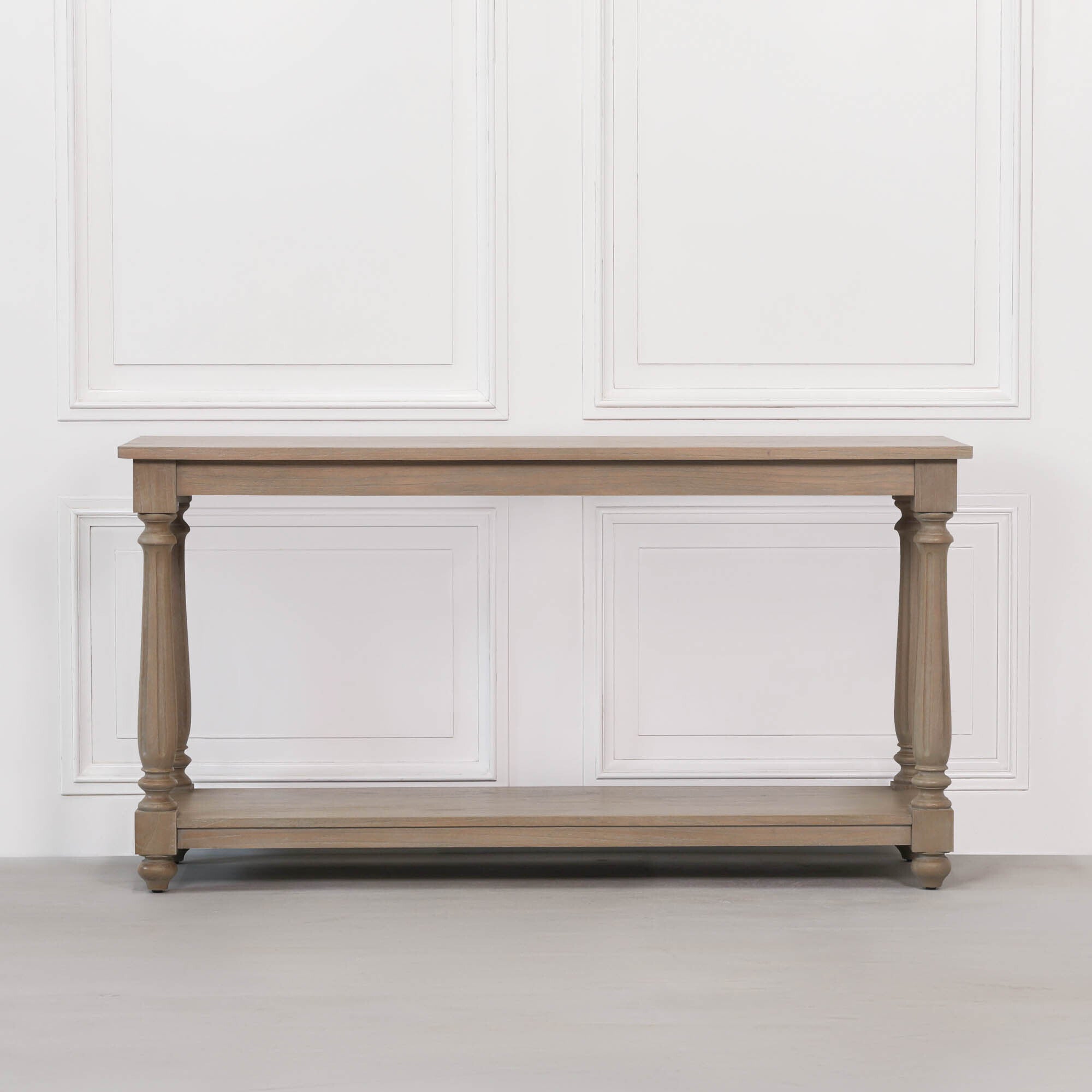 Weston Rustic Wooden Farmhouse Console Table 160.5 cm