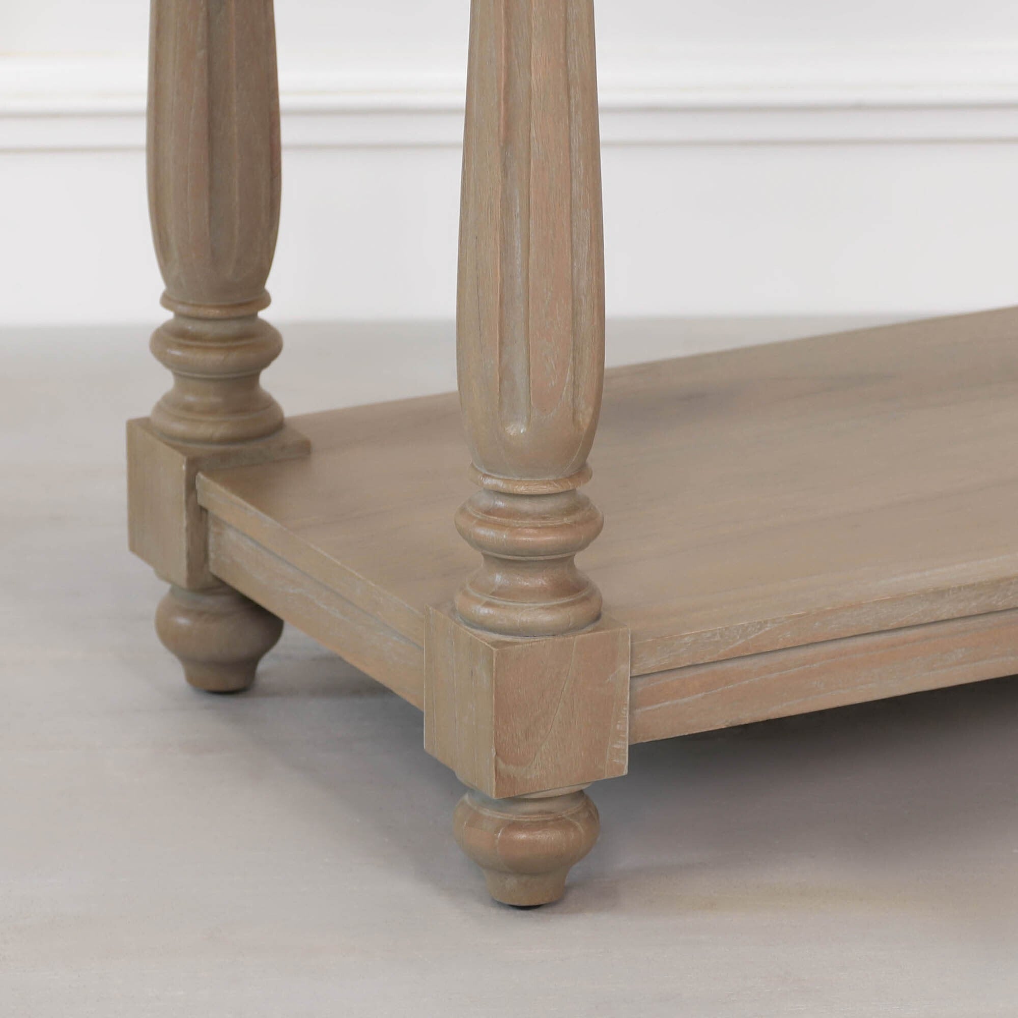 Weston Rustic Wooden Farmhouse Console Table 160.5 cm
