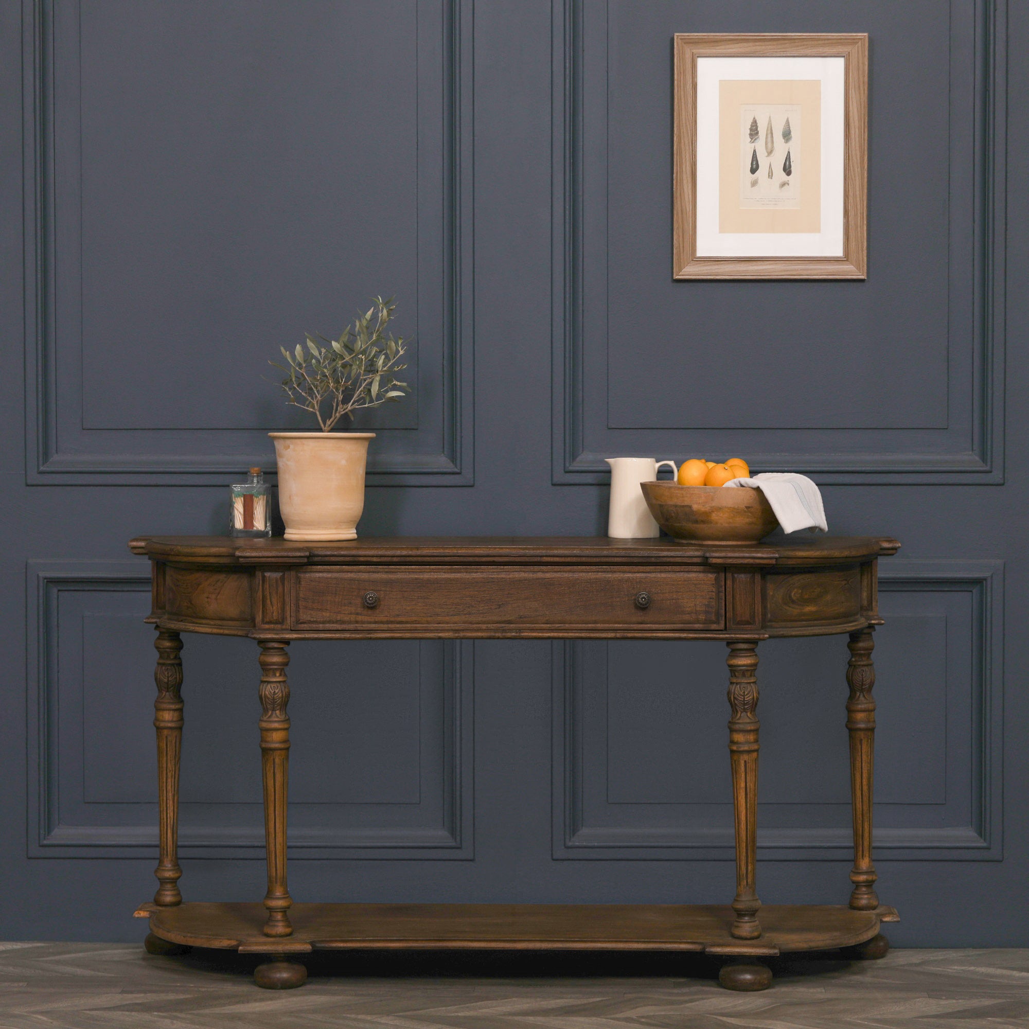 Dawson Rustic Wooden Console 151cm