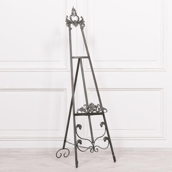 Antiqued Silver Metal Easel 165cm - House of Altair