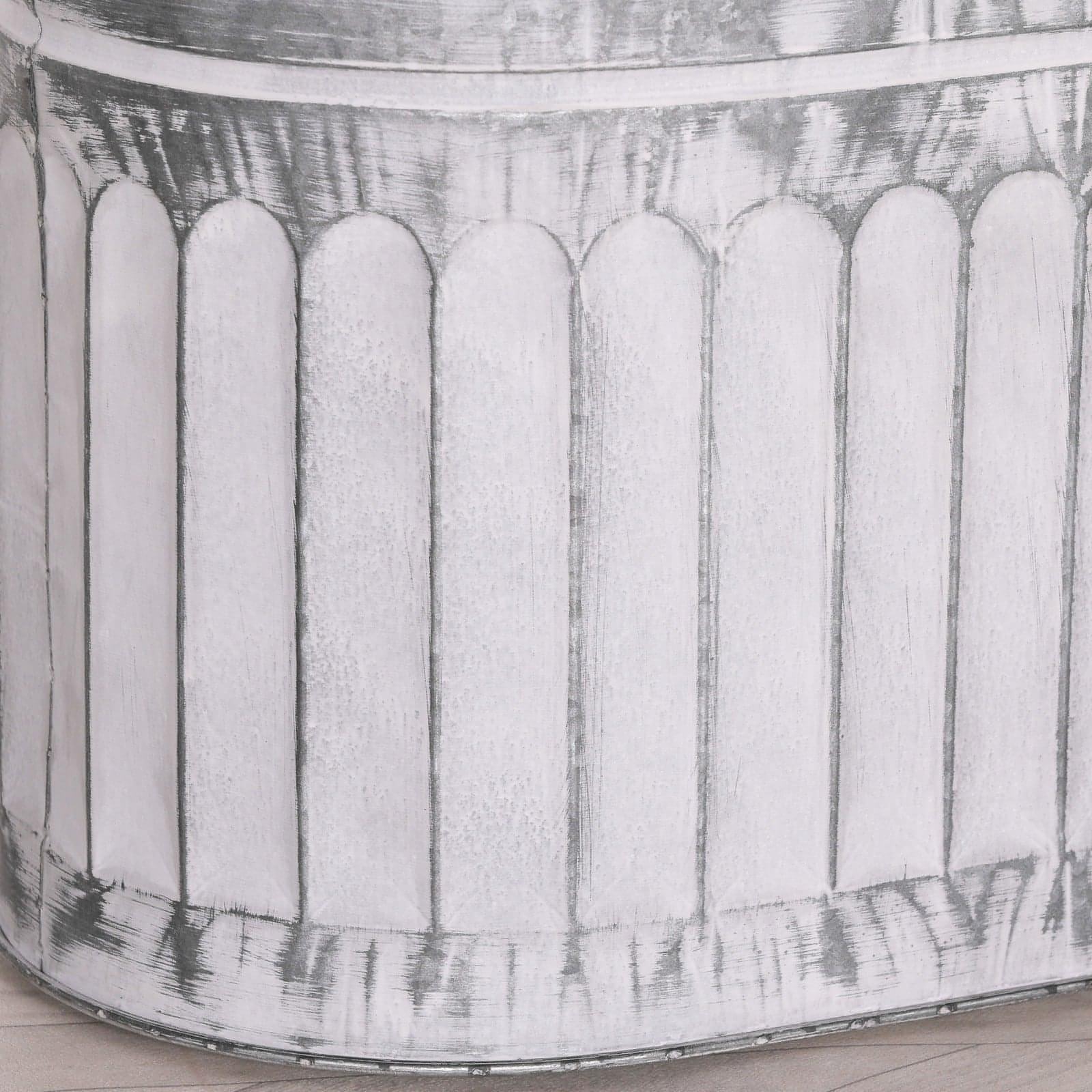 Arched Pattern Metal Planter - Small - House of Altair