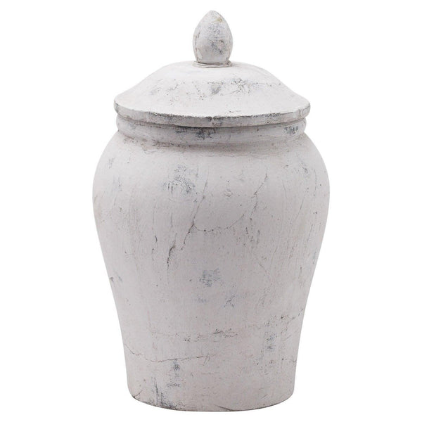 Bloomville Stone Ginger Jar - House of Altair