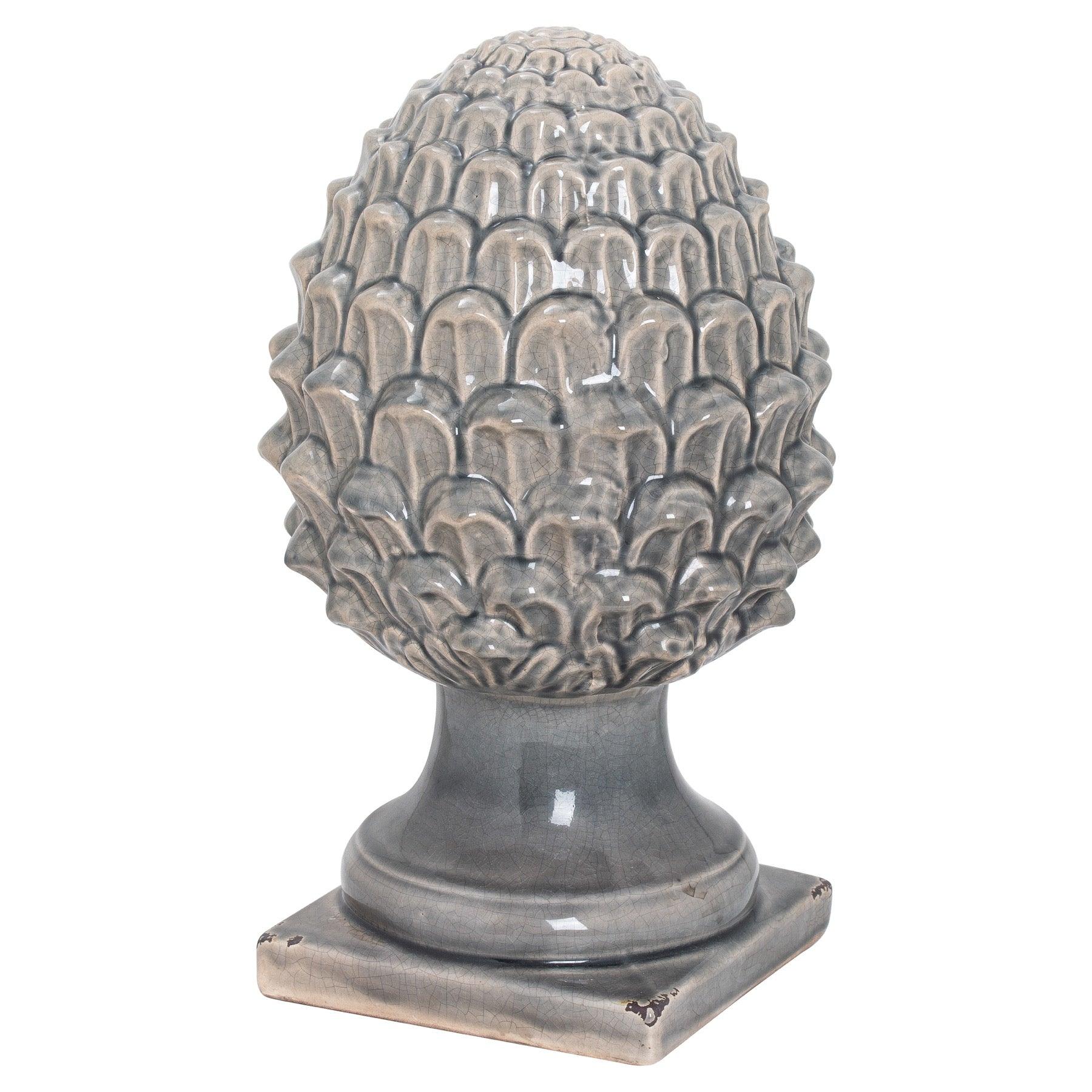 Garda Grey Decorative Acorn - House of Altair