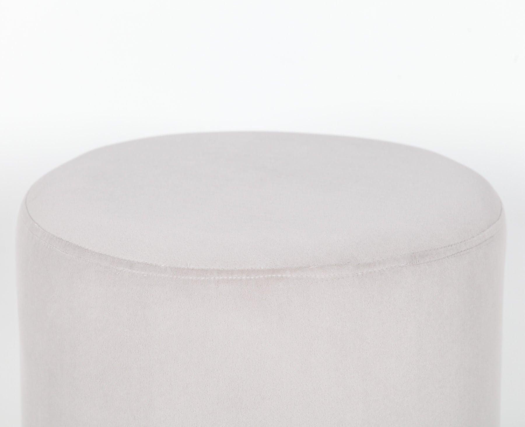 Grey Round Stool - House of Altair