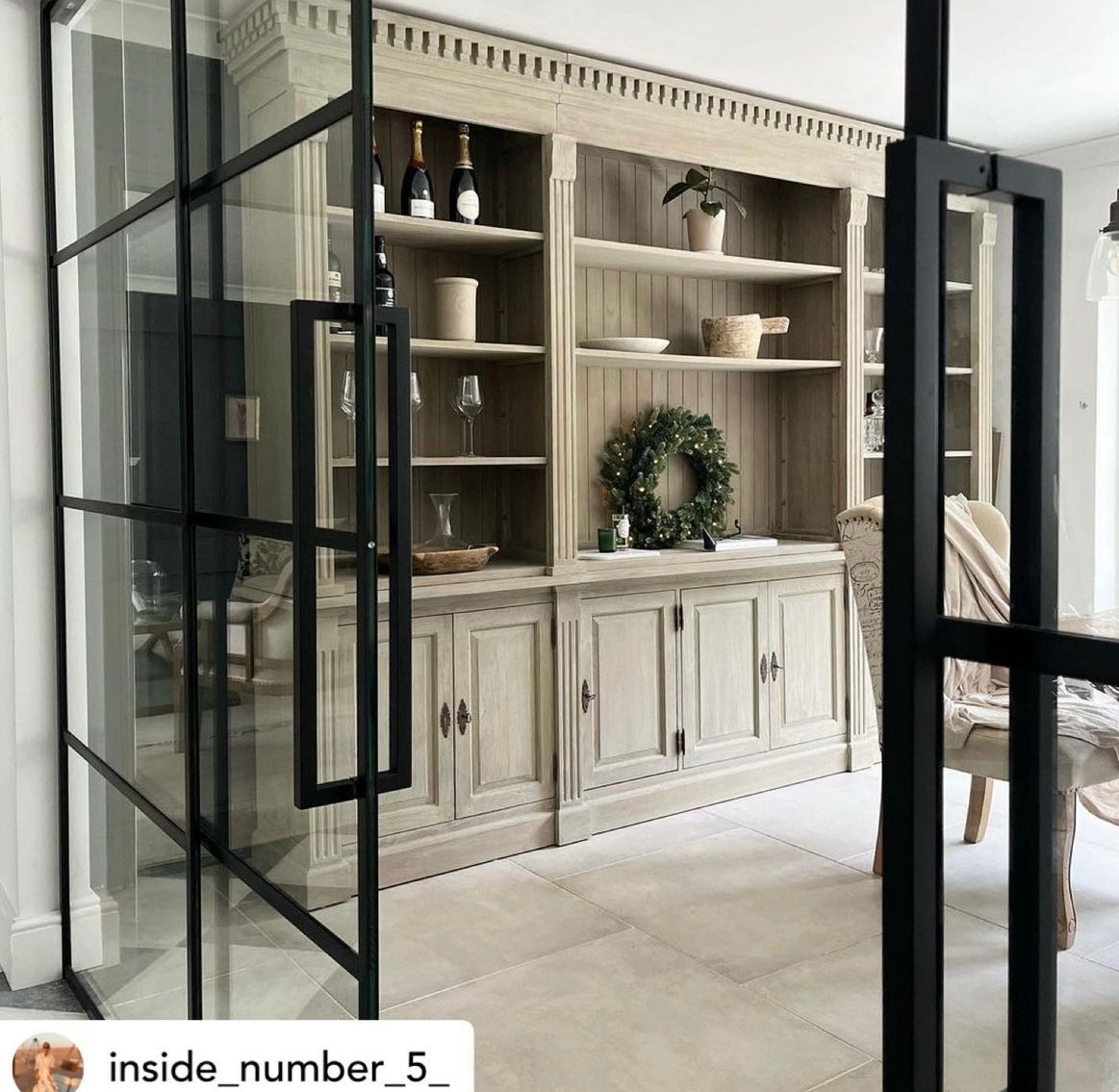 Extra Large Classic Wooden Triple Bookcase