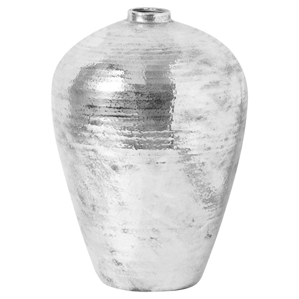 Large Hammered Silver Astral Vase - House of Altair