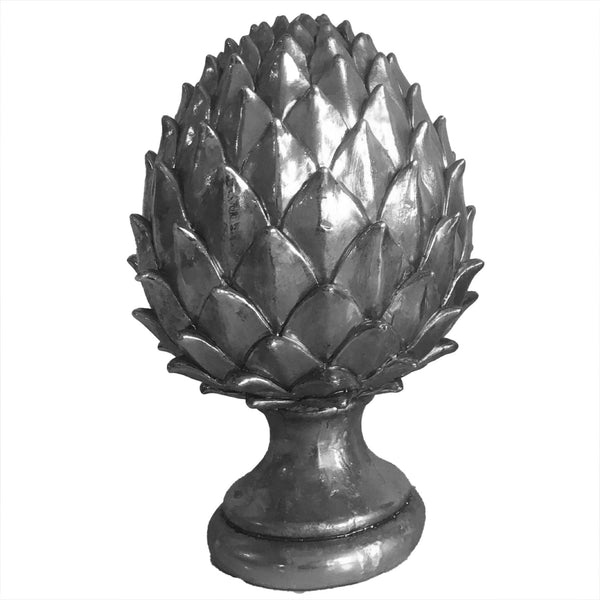 Large Silver Pinecone Finial - House of Altair