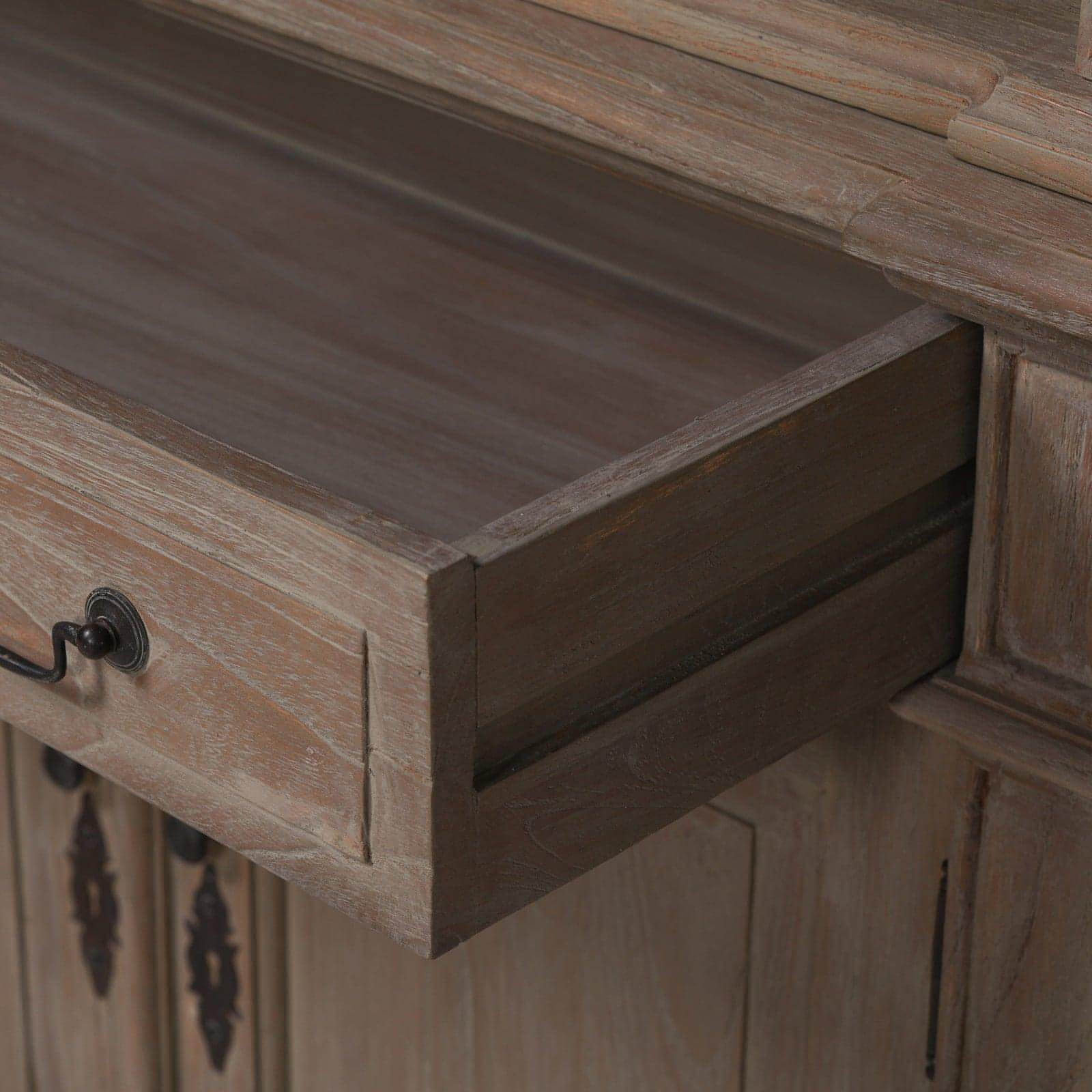 Large Wooden Bookcase with Ladder - House of Altair