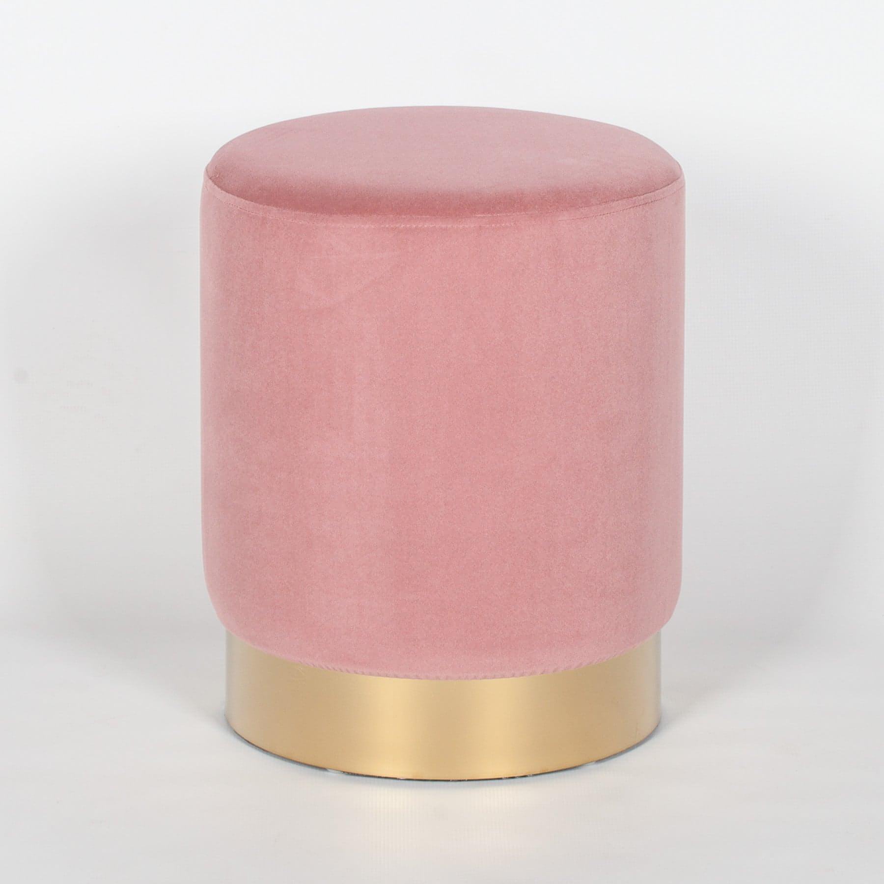 Pink Round Stool - House of Altair