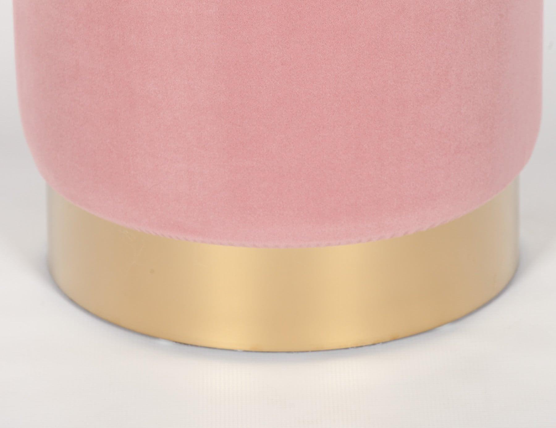 Pink Round Stool - House of Altair