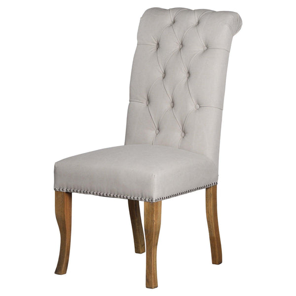 Roll Top Dining Chair With Ring Pull - House of Altair