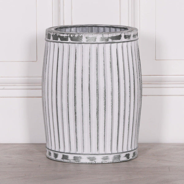 Round Dolly Tub Metal Planter - Small - House of Altair
