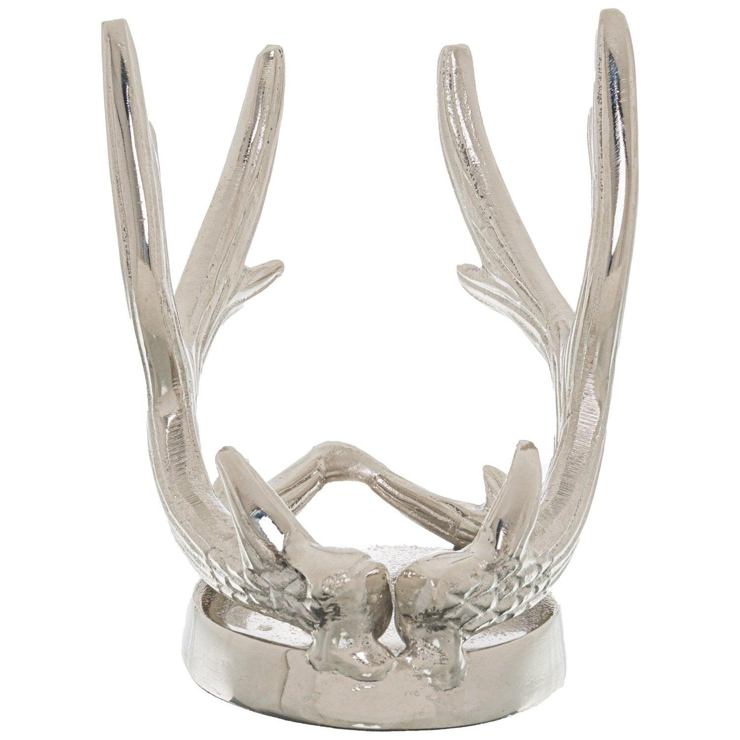 Silver Antler Wine Bottle Holder House of Altair