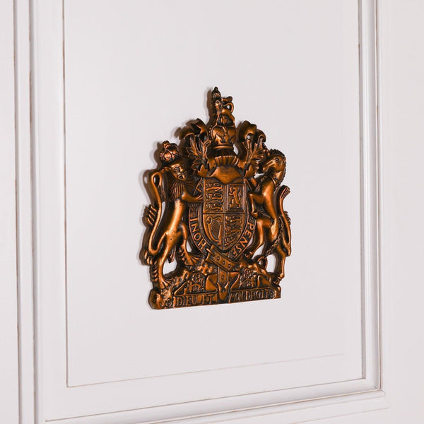Vintage Gold Style Cast Metal Coat of Arms - House of Altair