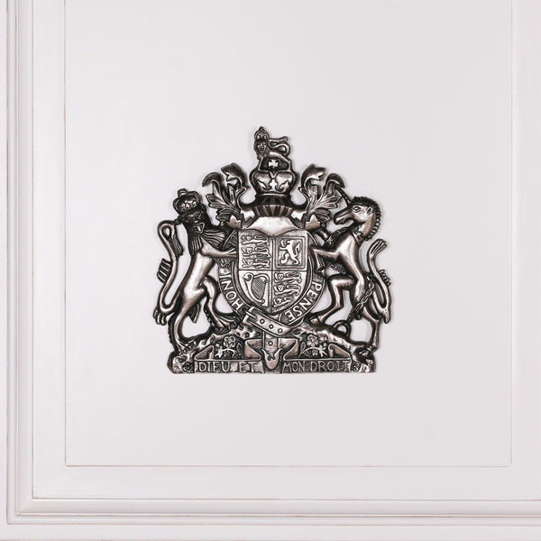 Vintage Silver Style Cast Metal Coat of Arms - House of Altair