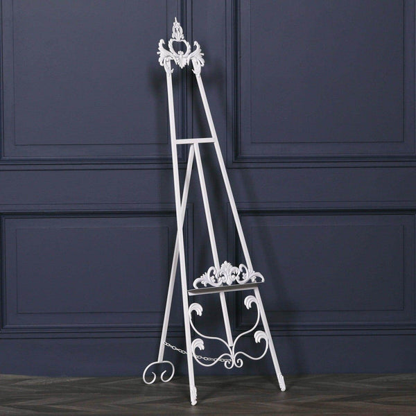 White Metal Easel 165cm - House of Altair