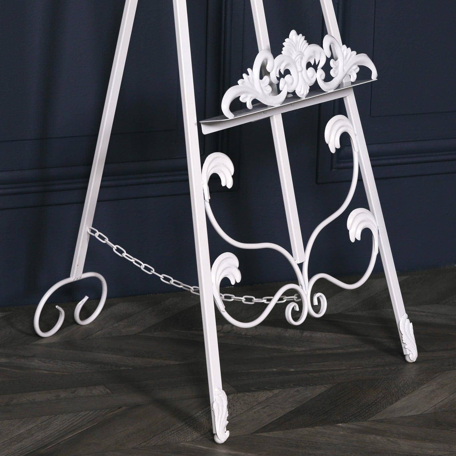 White Metal Easel 165cm - House of Altair