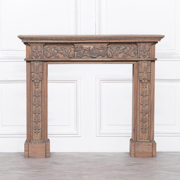 Wooden Carved Fire Surround - House of Altair