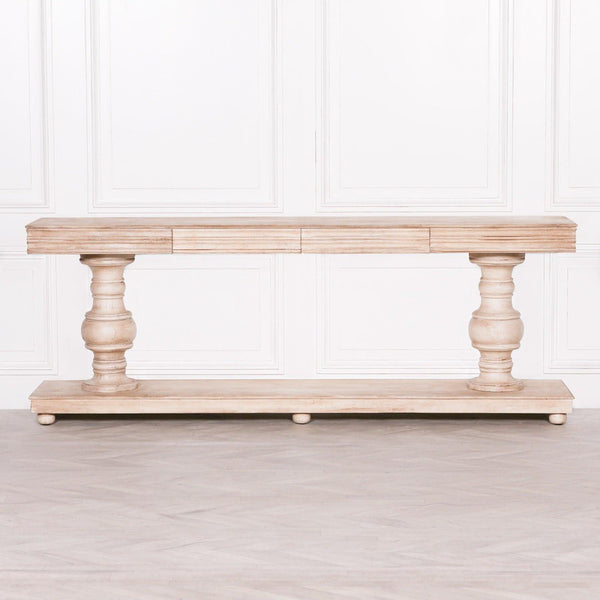 Wooden Console Table with Drawers - House of Altair