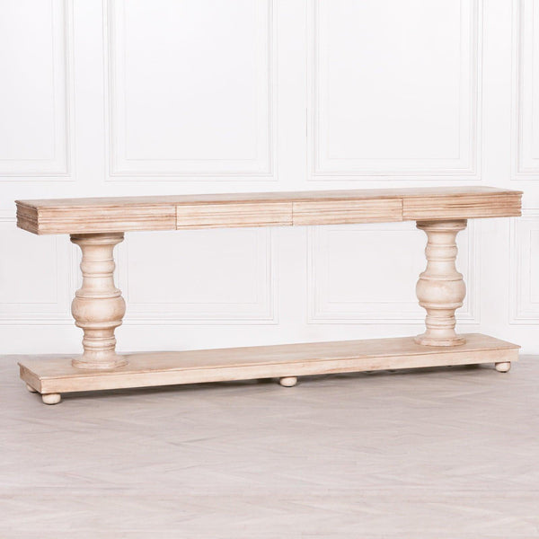 Wooden Console Table with Drawers - House of Altair