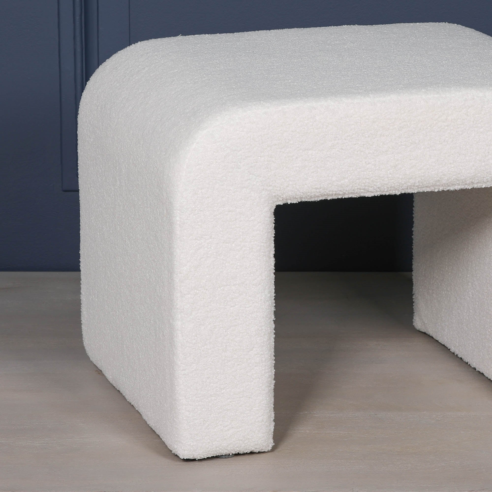 French Boucle Arch Stool