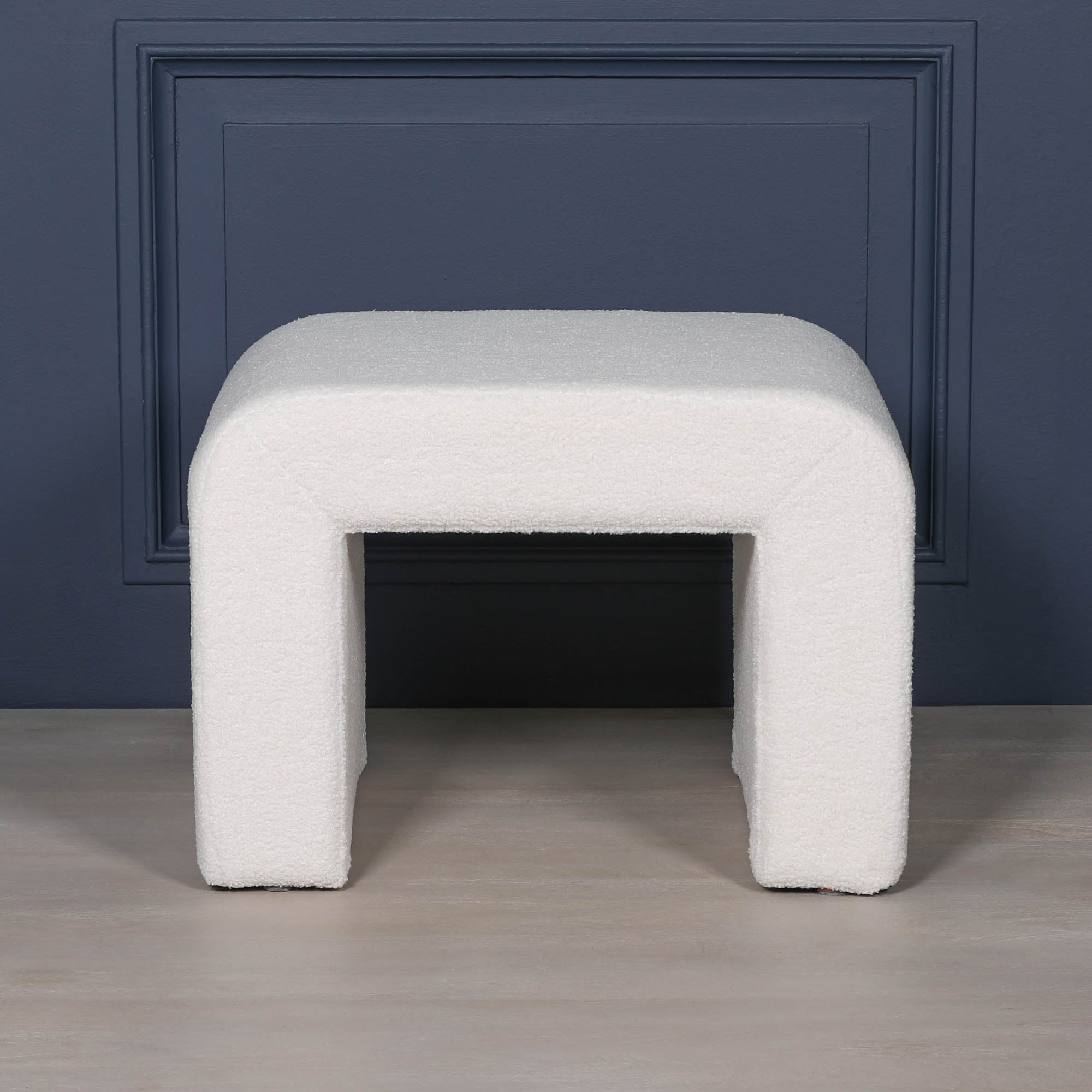 French Boucle Arch Stool