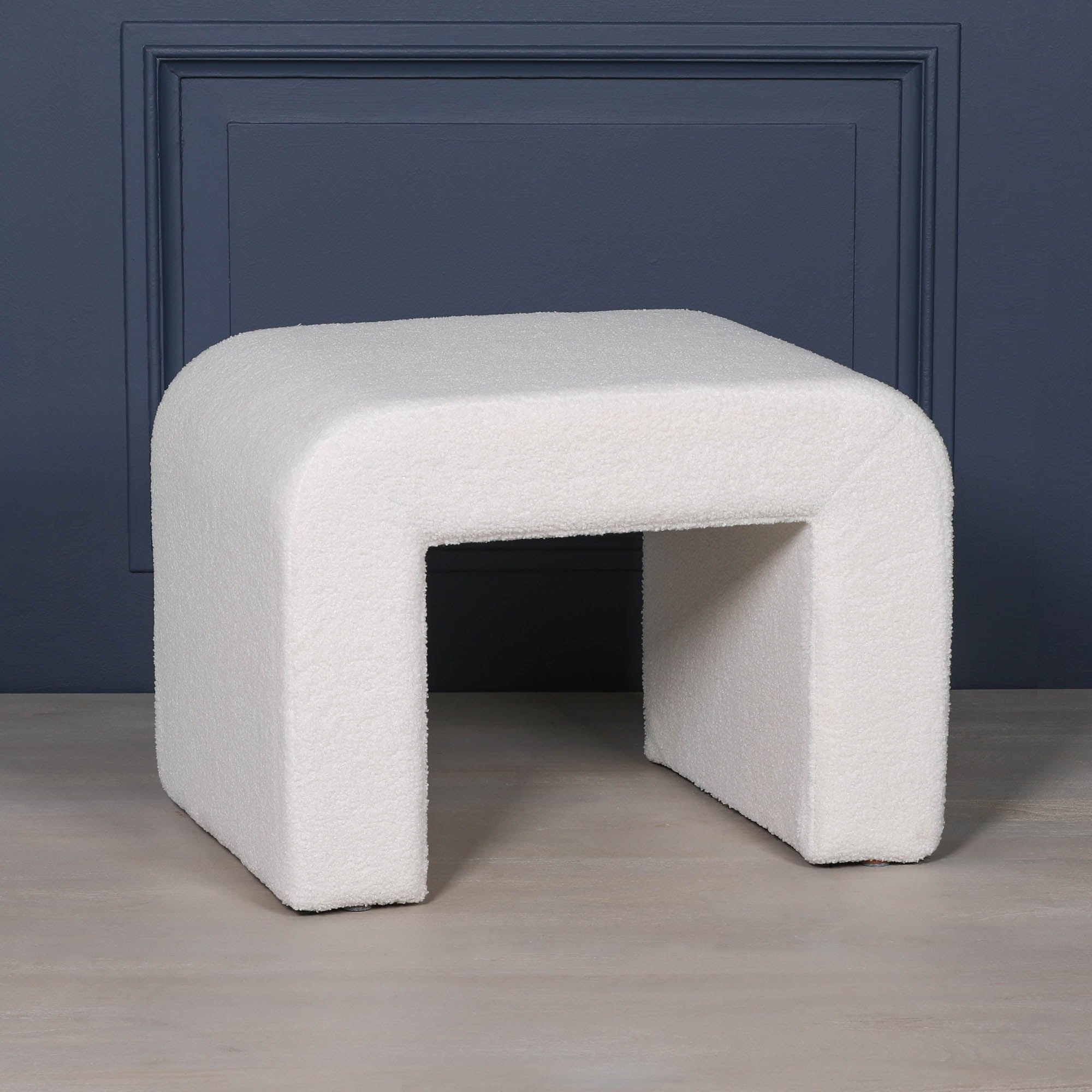 French Boucle Arch Stool