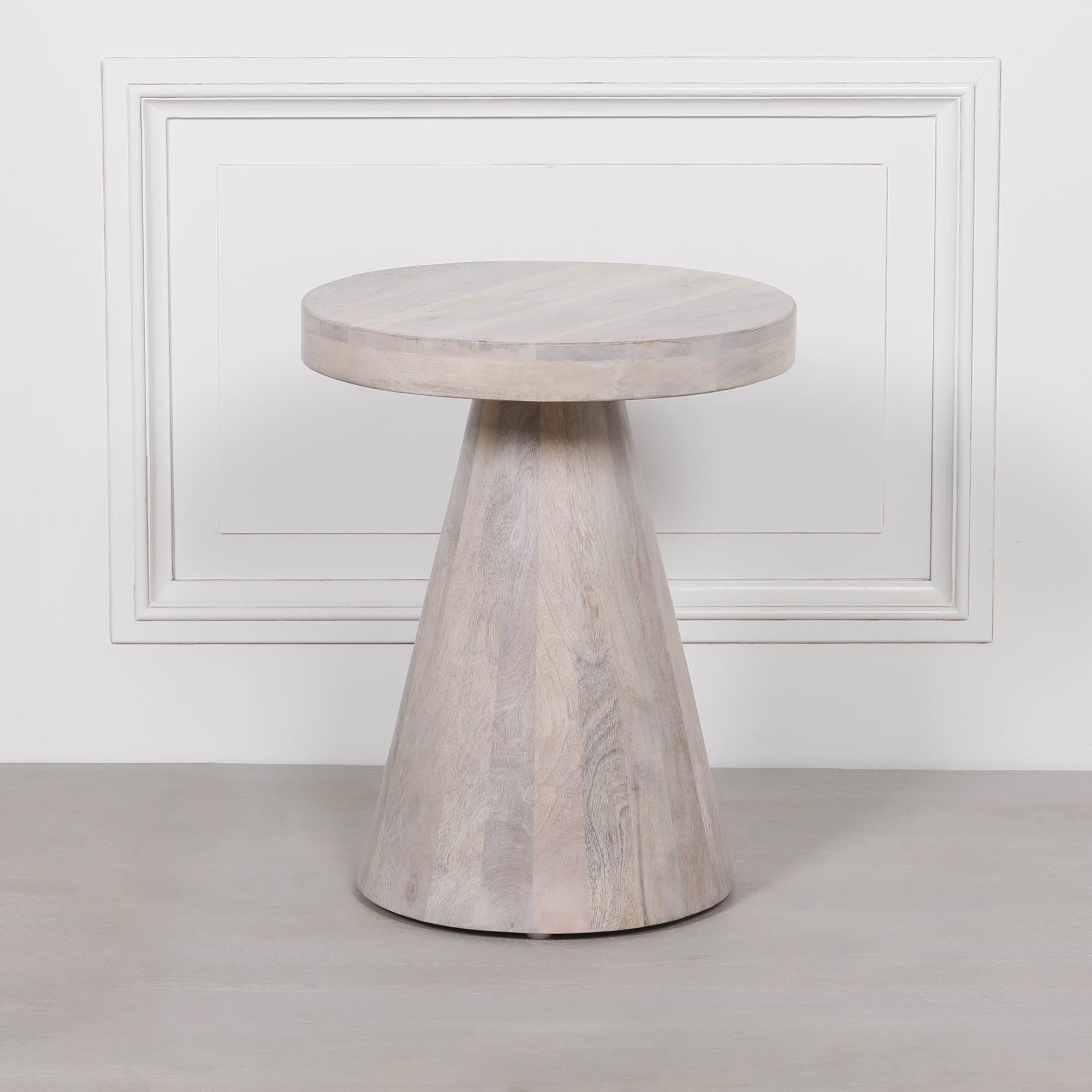 Jigsaw Blanchie Wooden Nesting Side Occasional Table Pair