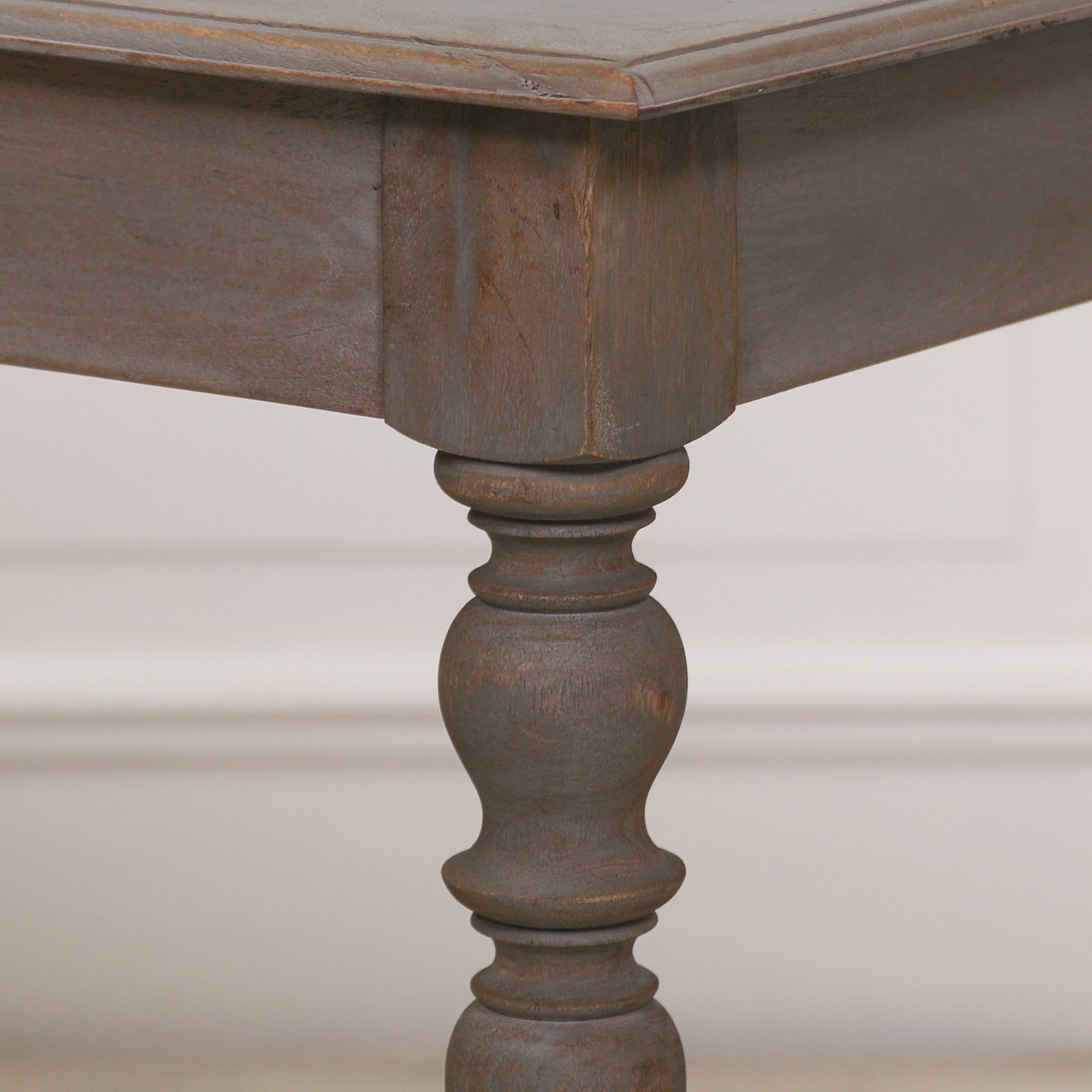 Sutton RUSTIC WOODEN COLUMN LEG CONSOLE 201cm