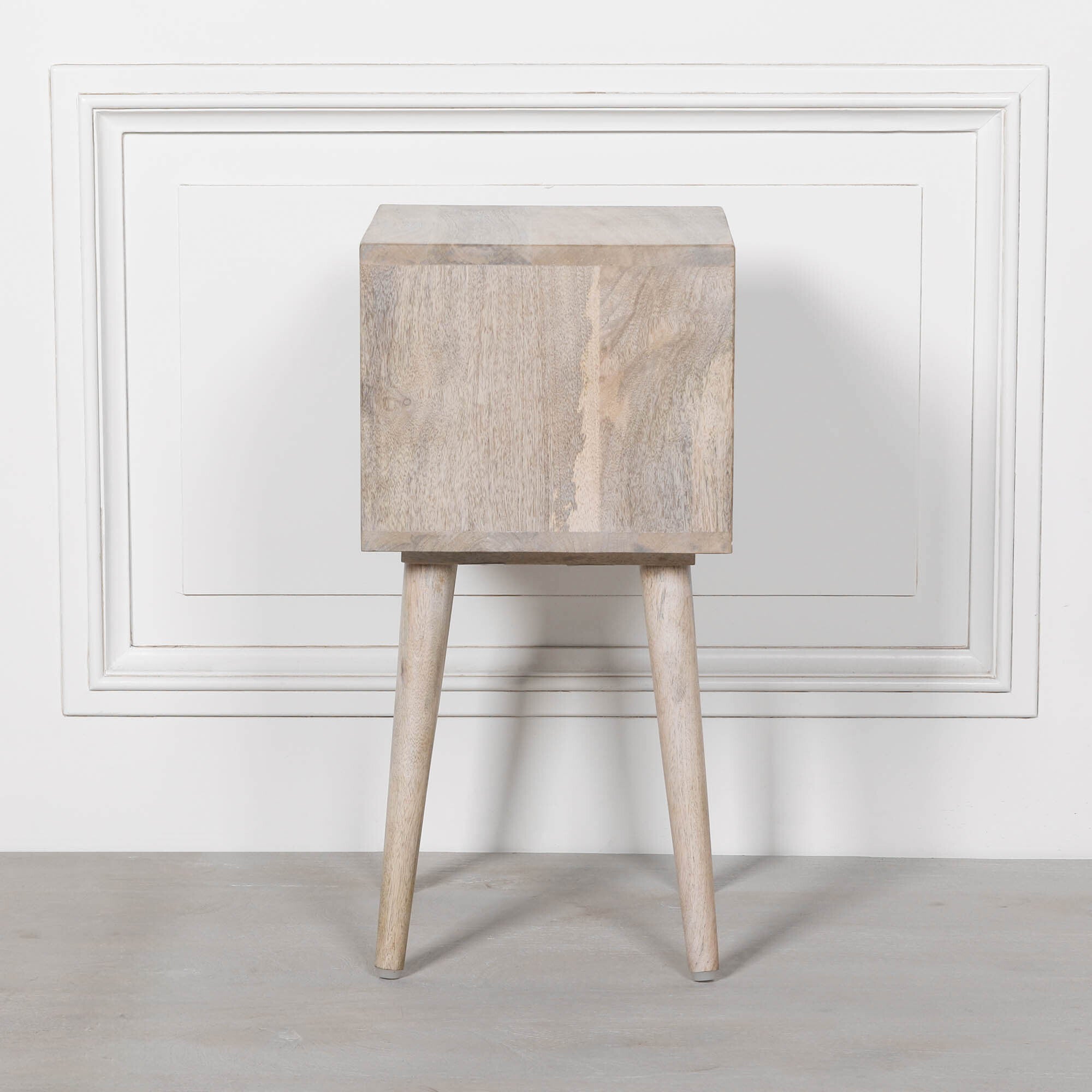 Chaffinch Blanchie Wooden Modern Bedside Table