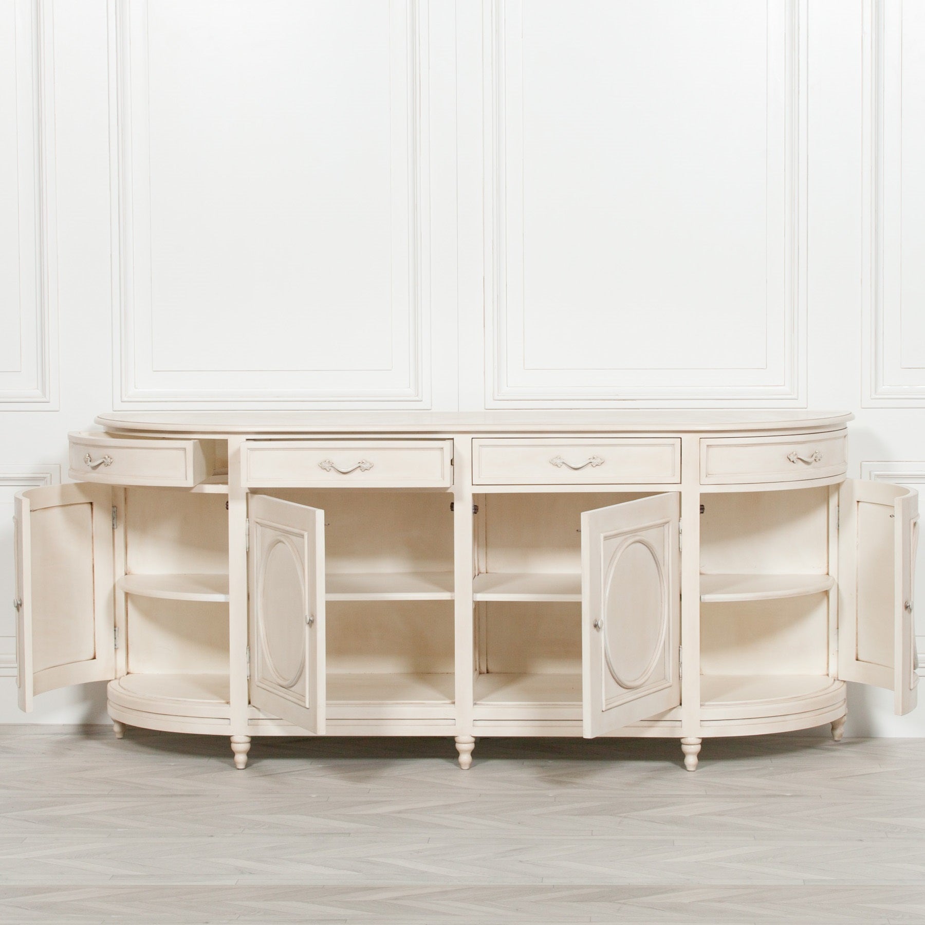 Aged Ivory Sideboard