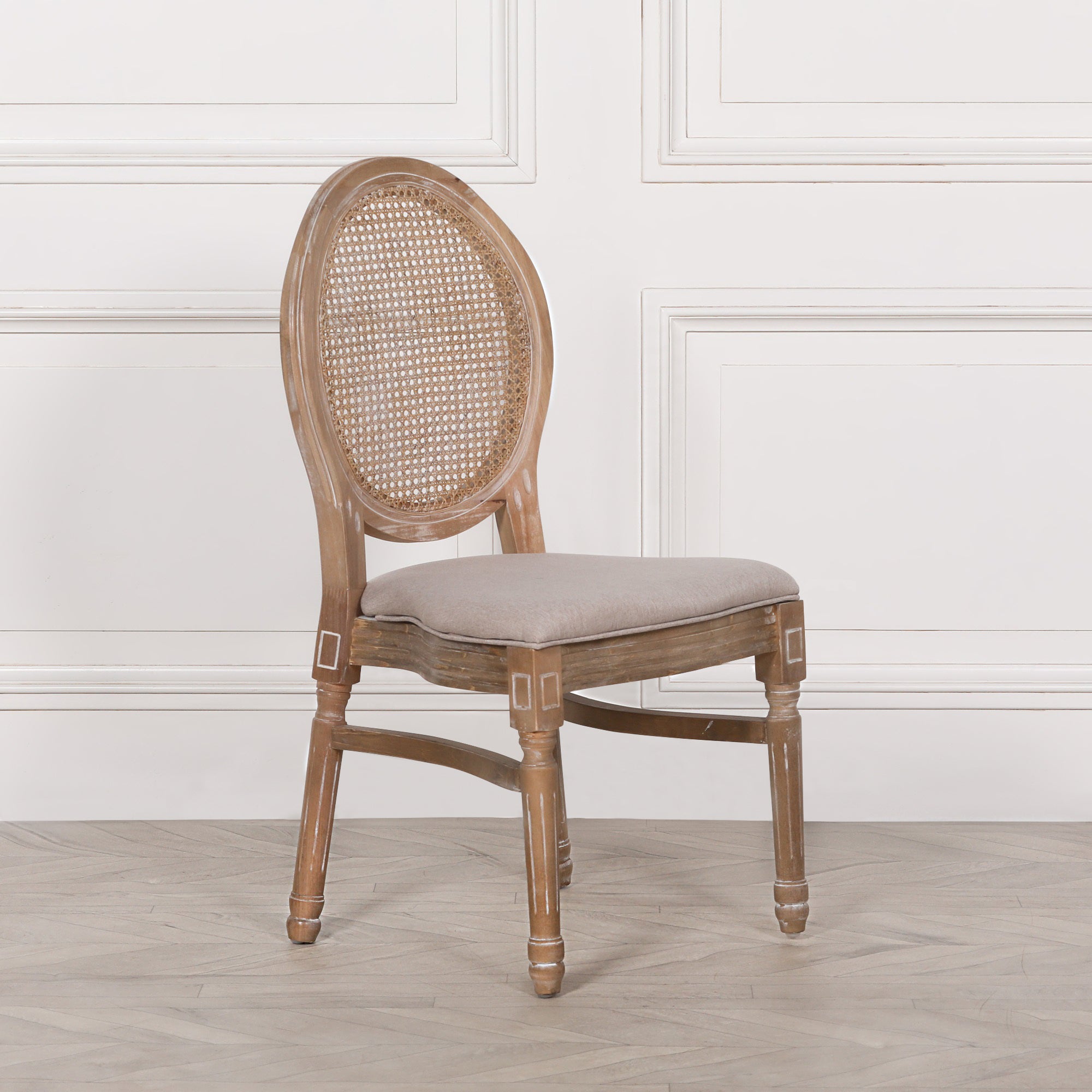 WOODEN LOUISIANA UPHOLSTERED DINING CHAIR