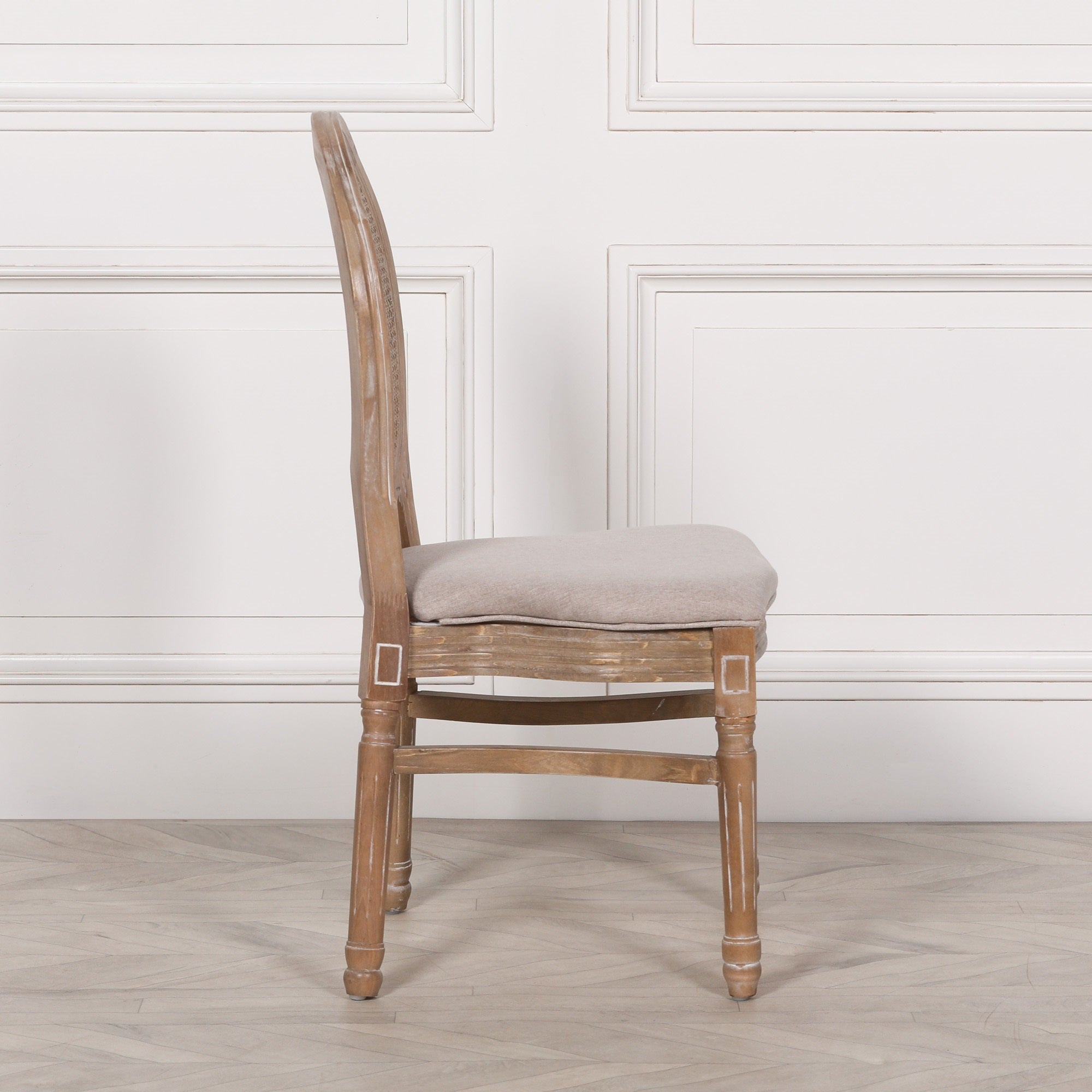 WOODEN LOUISIANA UPHOLSTERED DINING CHAIR