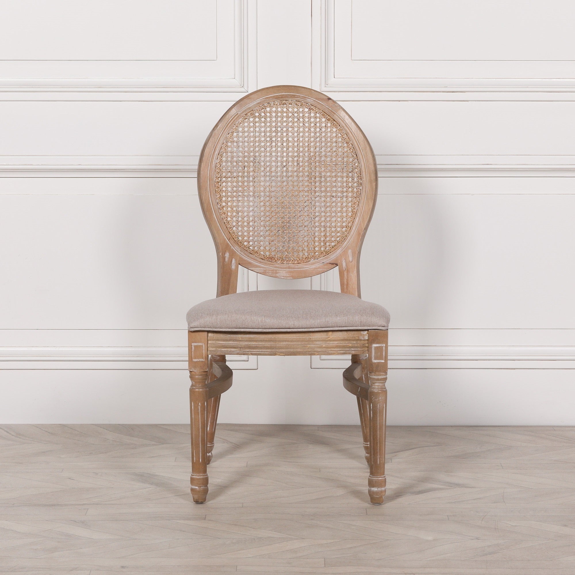 WOODEN LOUISIANA UPHOLSTERED DINING CHAIR