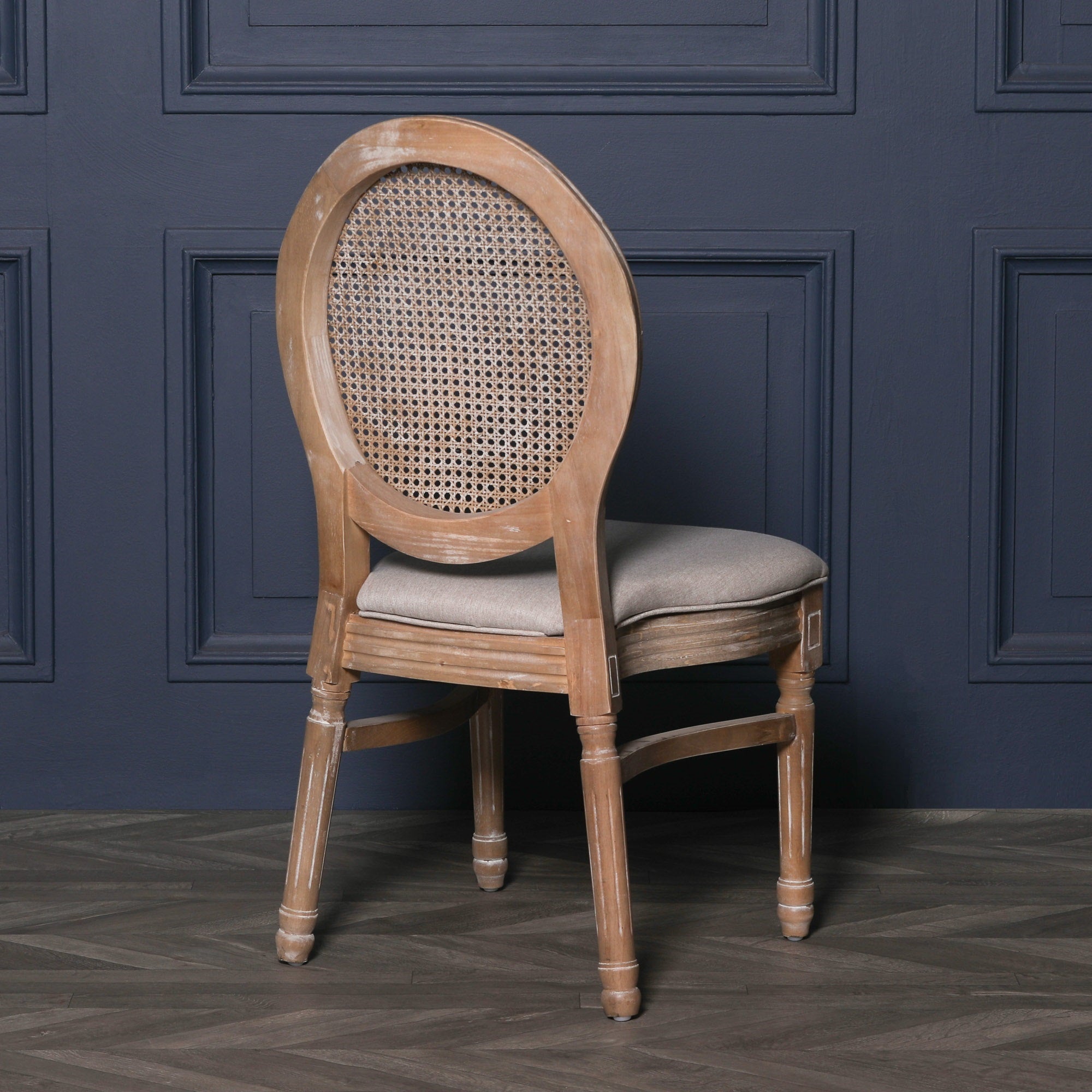 WOODEN LOUISIANA UPHOLSTERED DINING CHAIR