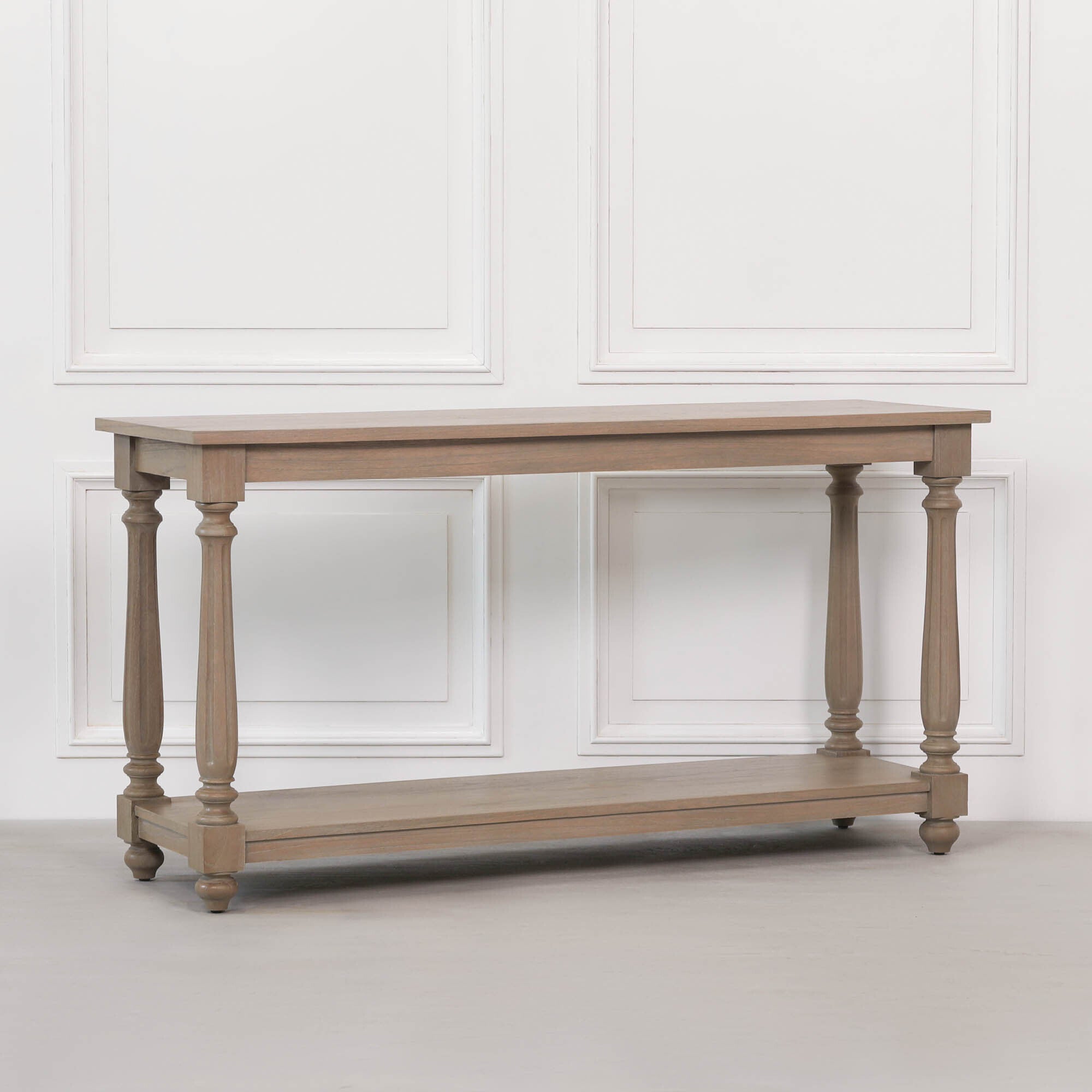 Weston Rustic Wooden Farmhouse Console Table 160.5 cm