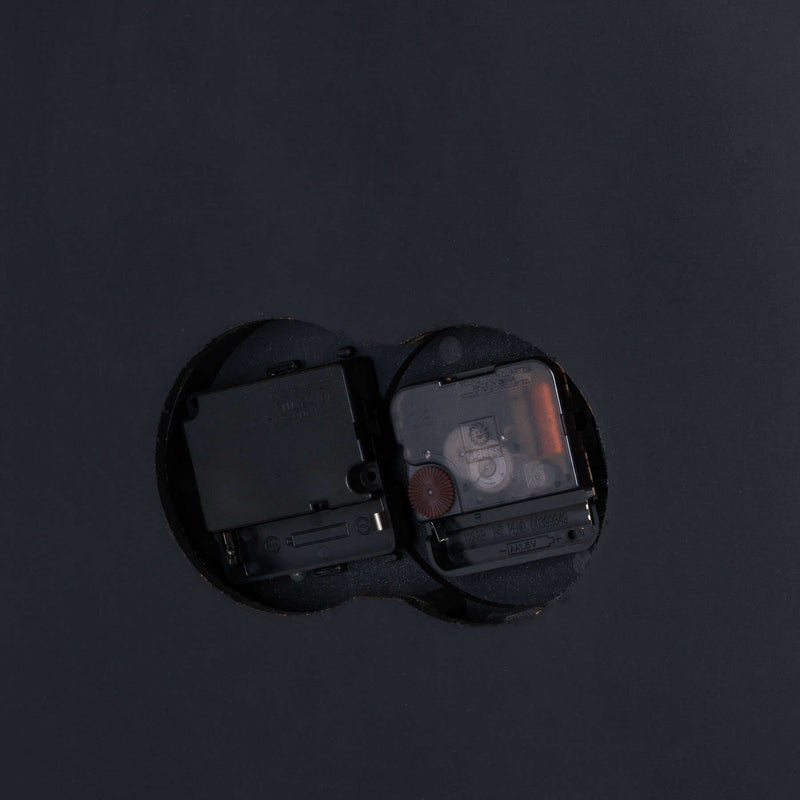 Large Mirrored Square Framed Clock With Moving Mechanism 81CM House