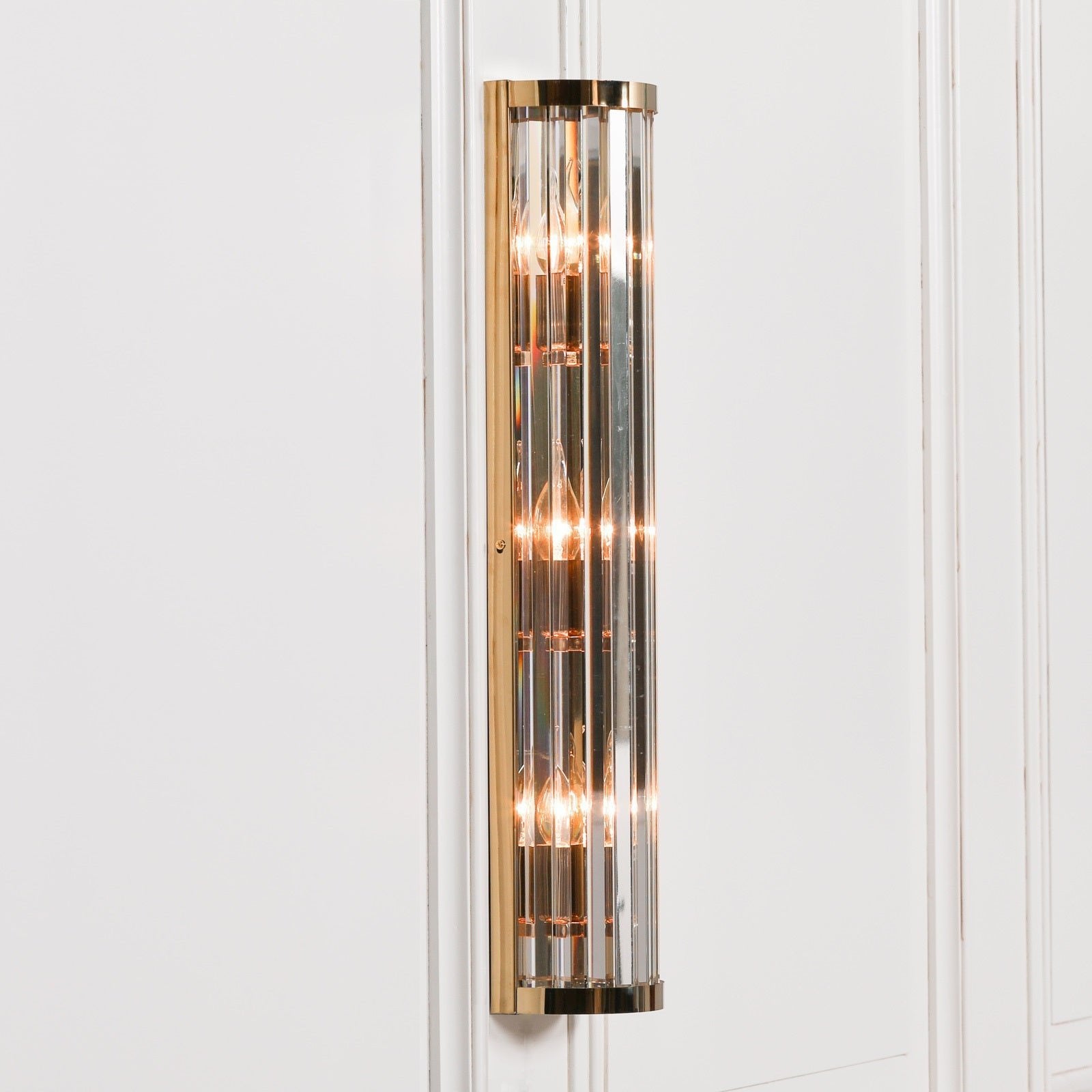 Gold Deco Wall Light 71cm