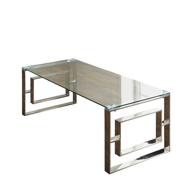 Milano Silver Plated Coffee Table 120 x 60 x 45 cm