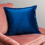 Navy Blue Velvet Cushion Cover 50 x 50 cm