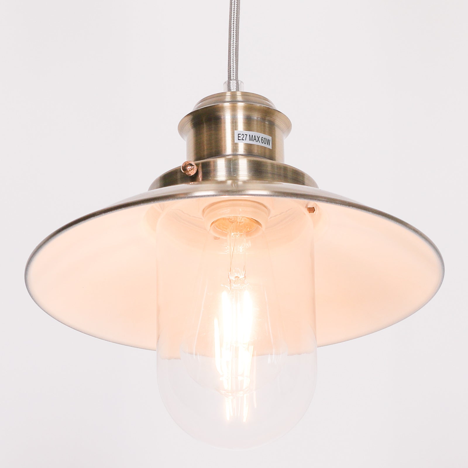 Brushed Brass Style Fishermans Light