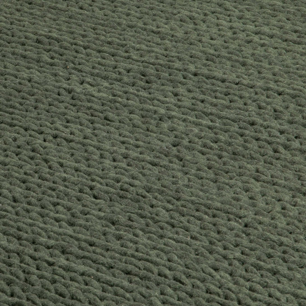 Green Knitted Large Rug (Available in 3 sizes)