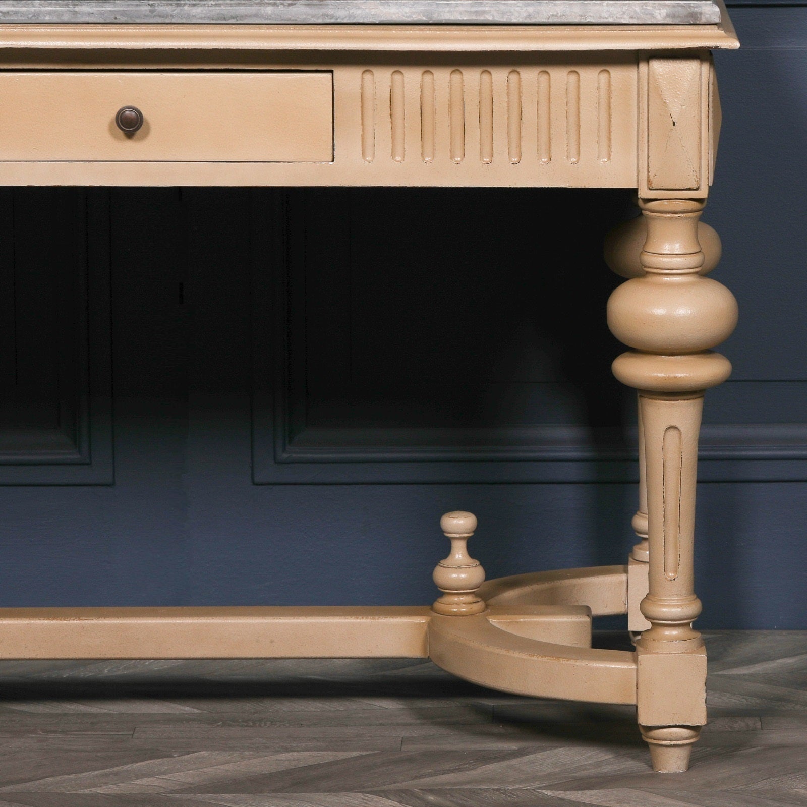 Leamington Stone Top Painted Console 123cm