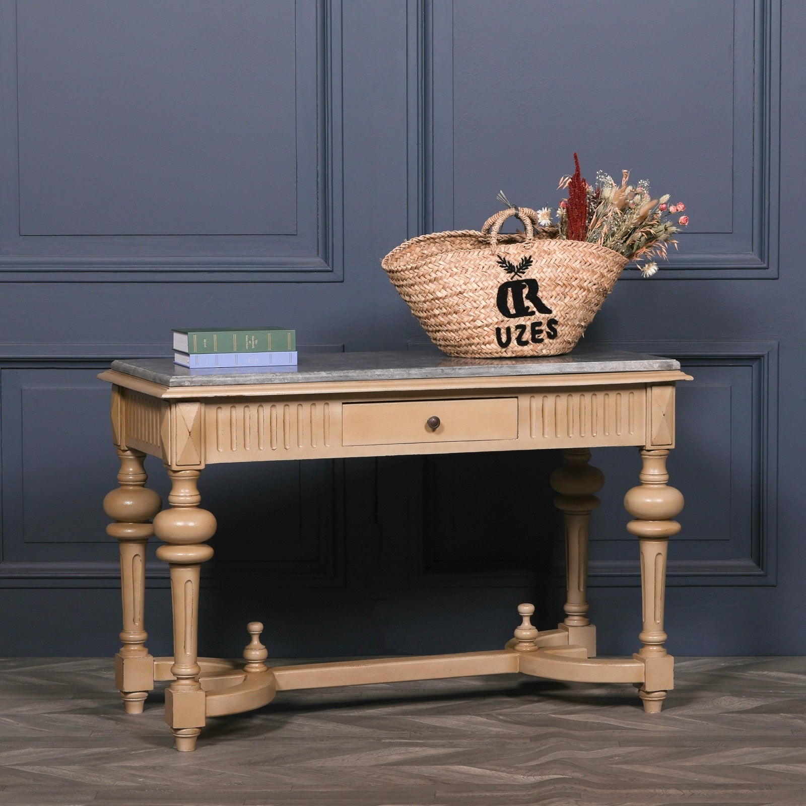 Leamington Stone Top Painted Console 123cm